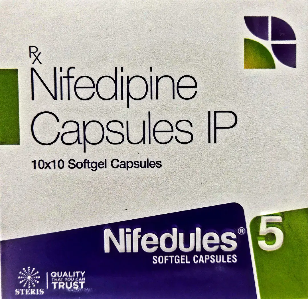 NIFEDULES 5MG SOFTGEL CAPSULES
